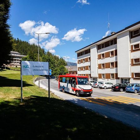 Magnifique Appartement Proche Du Centre Et Du Ski Crans-Montana Bagian luar foto