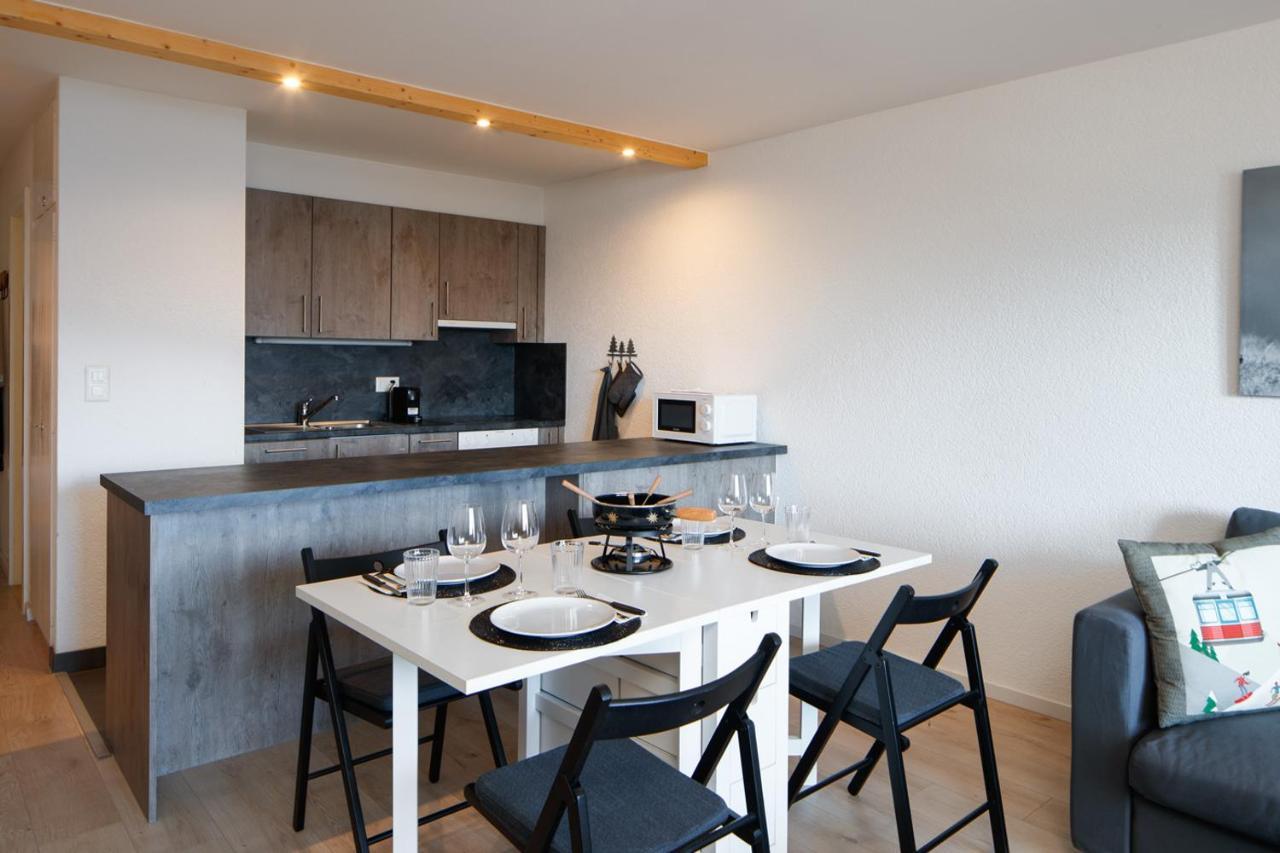 Magnifique Appartement Proche Du Centre Et Du Ski Crans-Montana Bagian luar foto