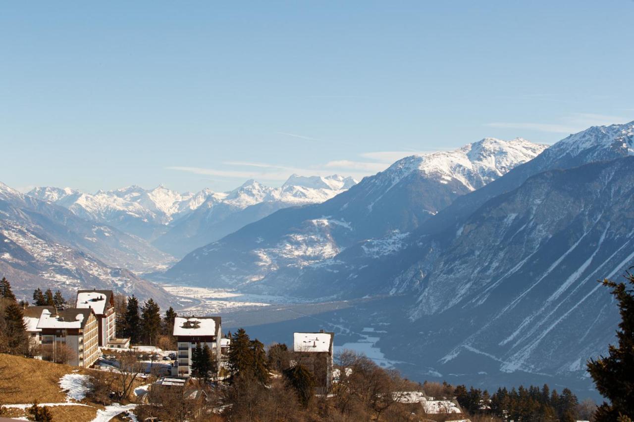 Magnifique Appartement Proche Du Centre Et Du Ski Crans-Montana Bagian luar foto