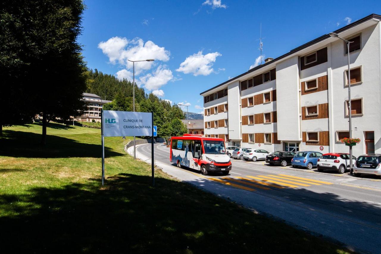 Magnifique Appartement Proche Du Centre Et Du Ski Crans-Montana Bagian luar foto